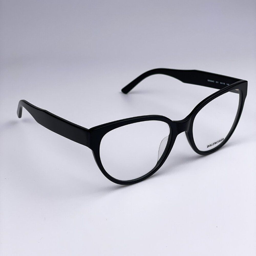 SALE! NEW Balenciaga Everyday BB0064O 001 Black Demo Cat Eye Women Eyeglasses - Picture 4 of 10